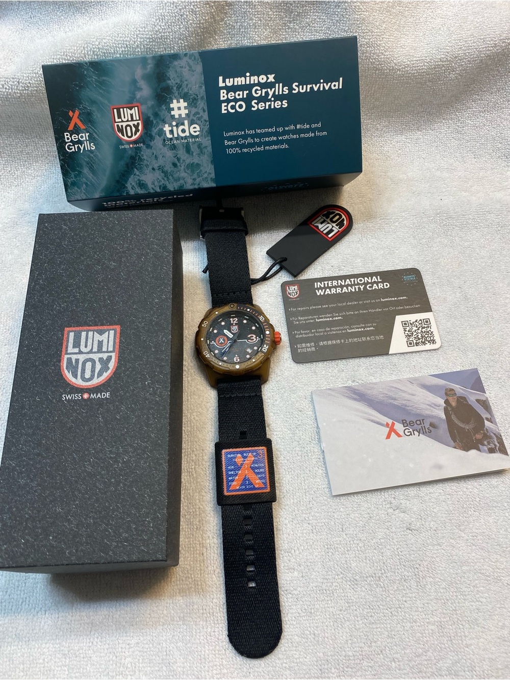 Luminox Bear Grylls Survival ECO Series Mens Black Strap Watch